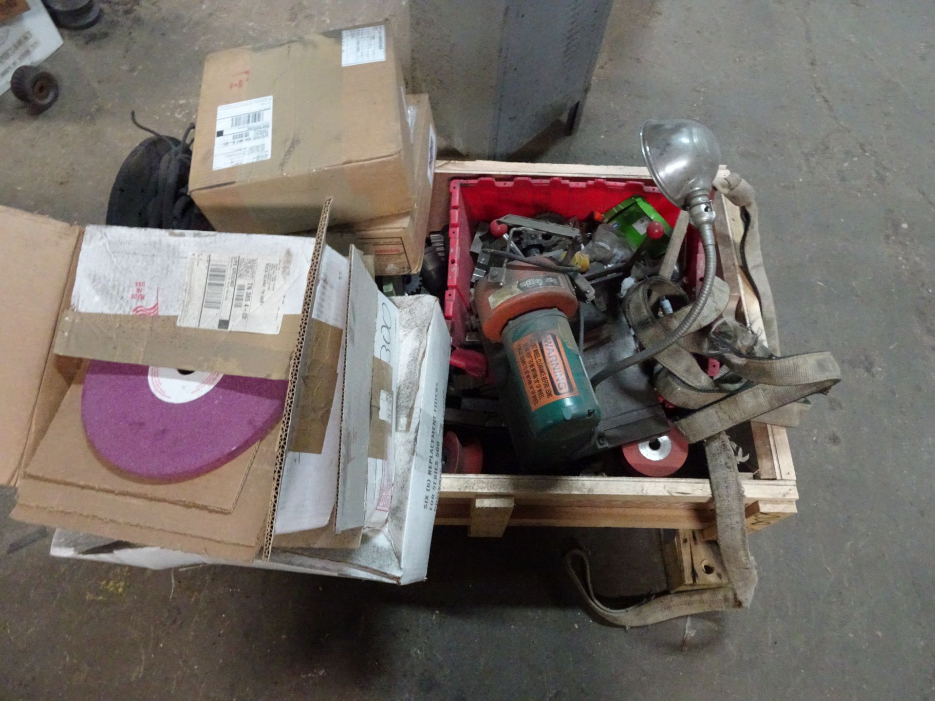 Lot of Assorted Grinder Spare Parts