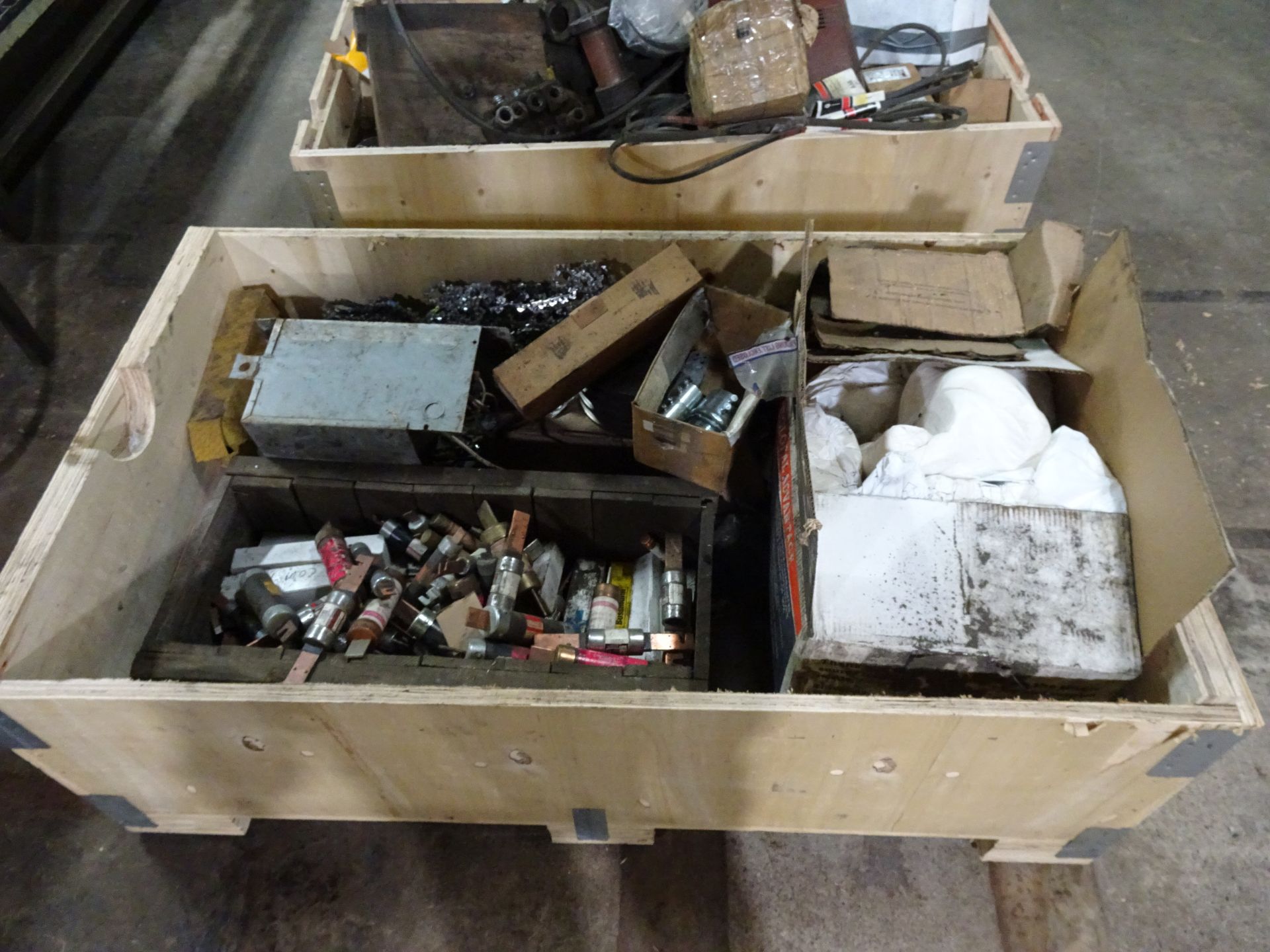 Lot: (2) Crates of Assorted Spare Parts - Image 2 of 3
