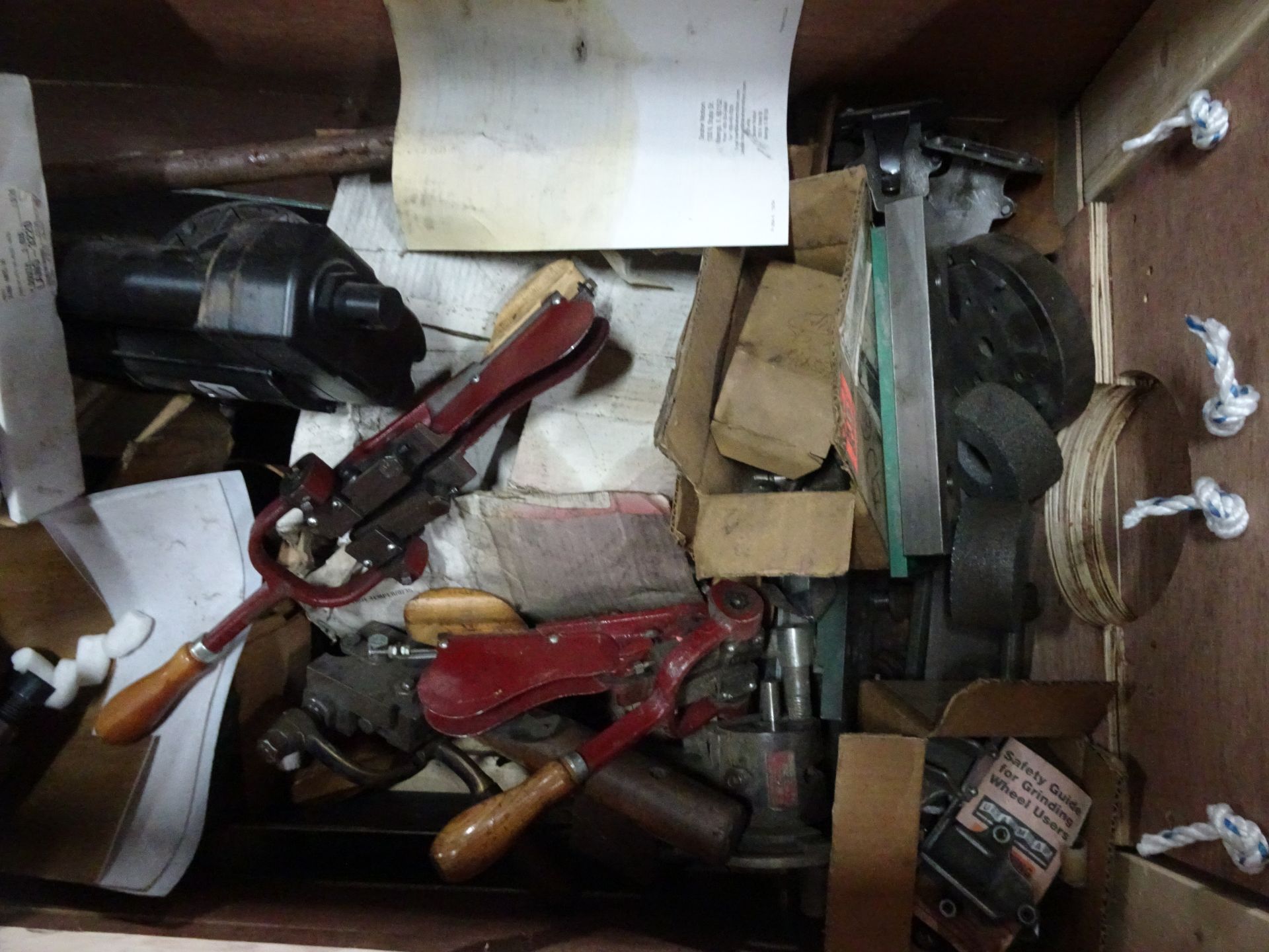 Lot: (1) Box of Assorted Tool Sharpening Supplies - Image 2 of 3
