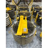 (4) pole mounted Delta Yellow Jacket fans with poles