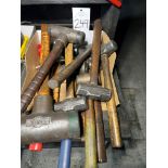 Assortment of hammers and mallets