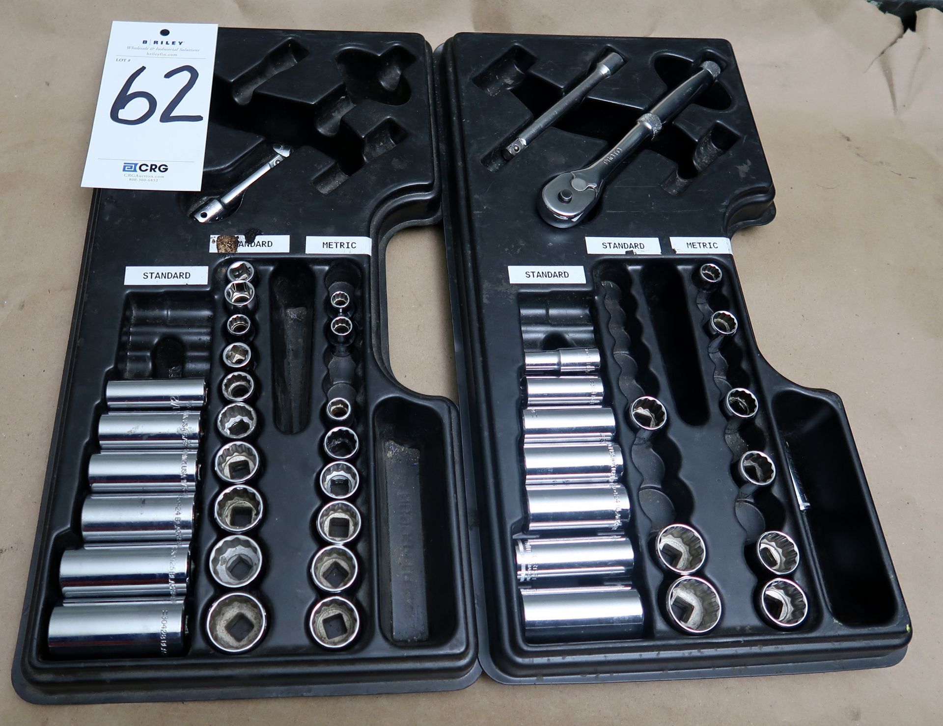 Socket set with 1 wrench