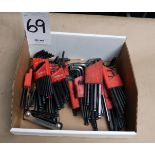 Assortment of Allen key sets