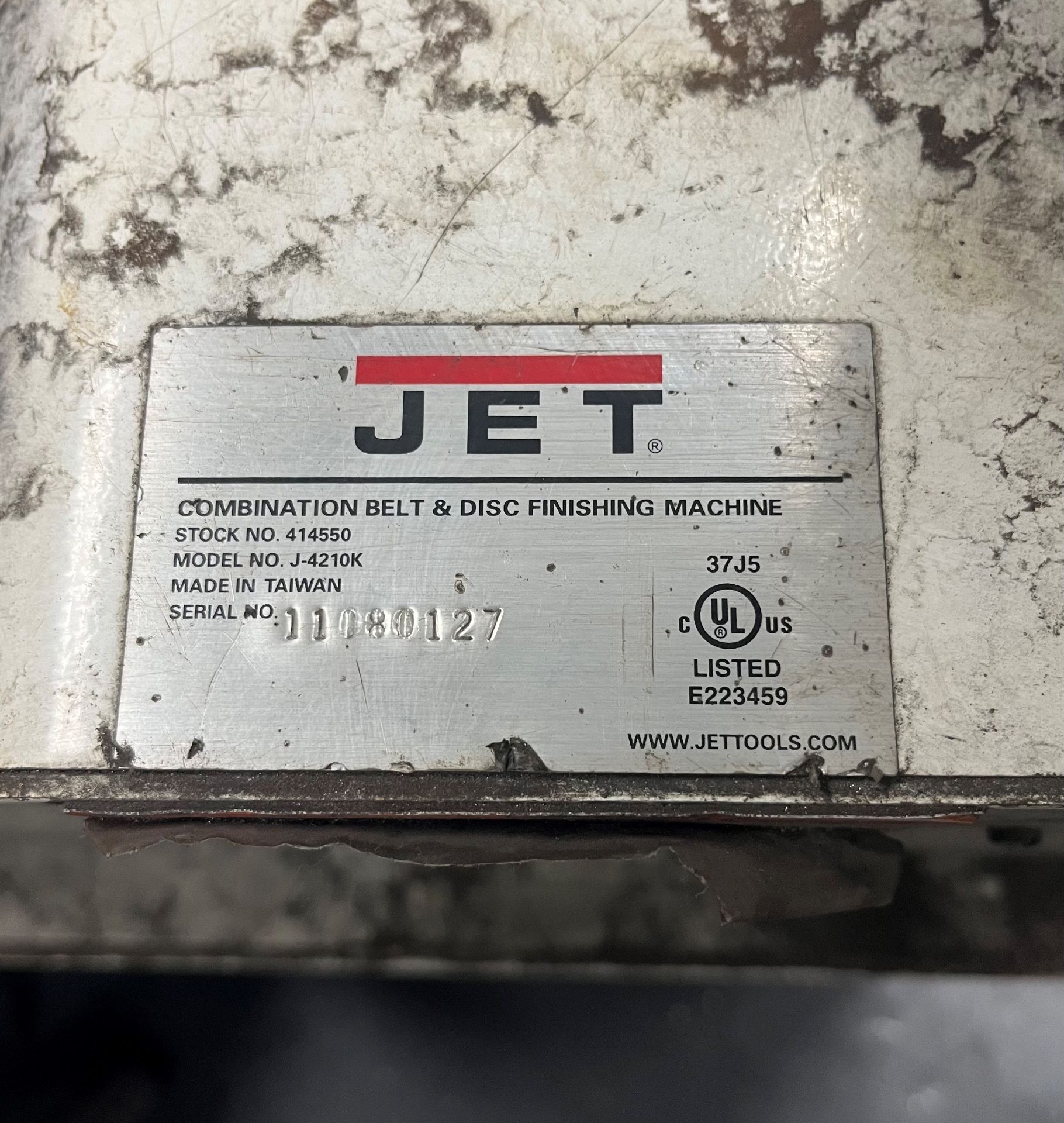 6" Jet Model J-4210K belt and disc sander - Image 2 of 2