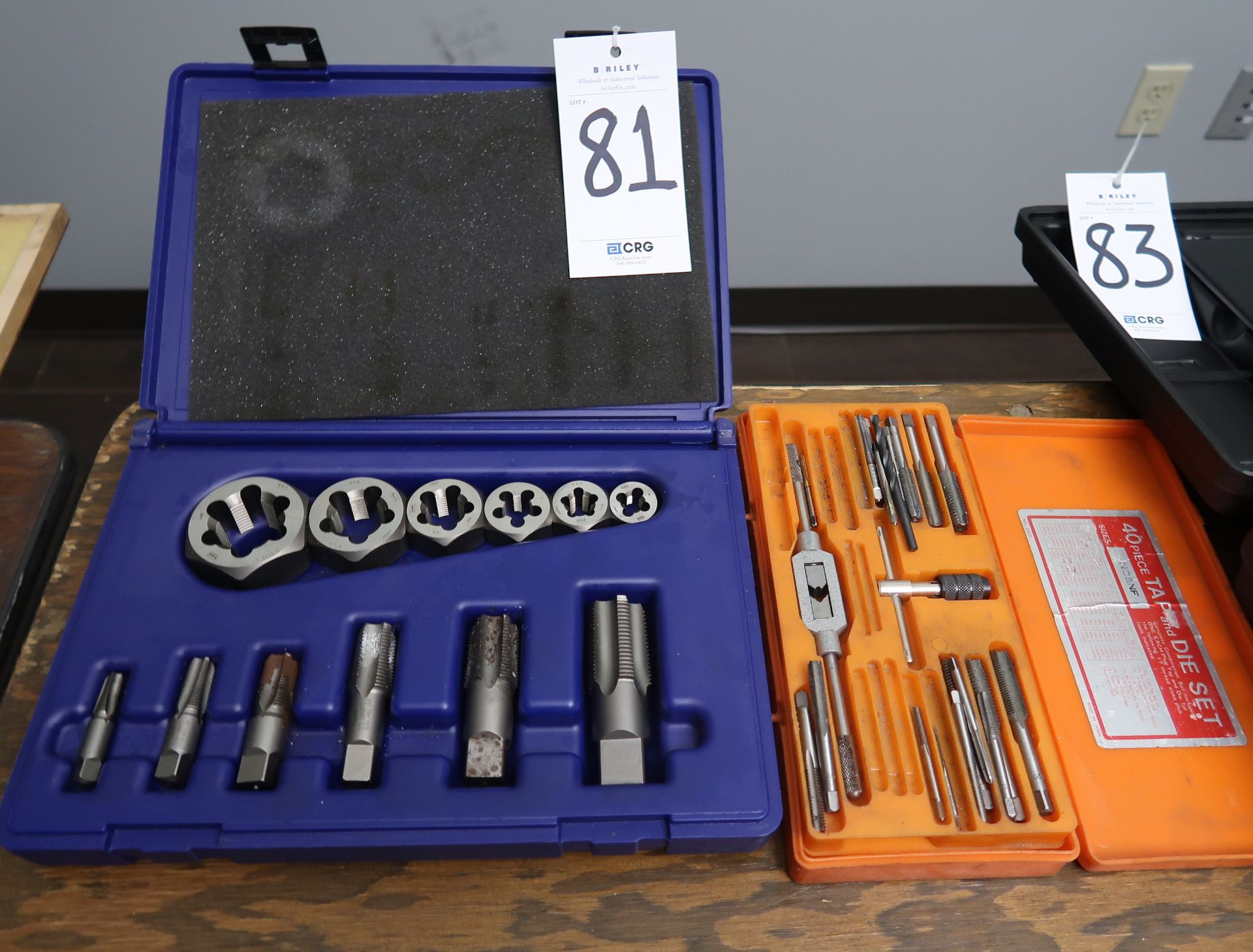 (2) tap and die sets