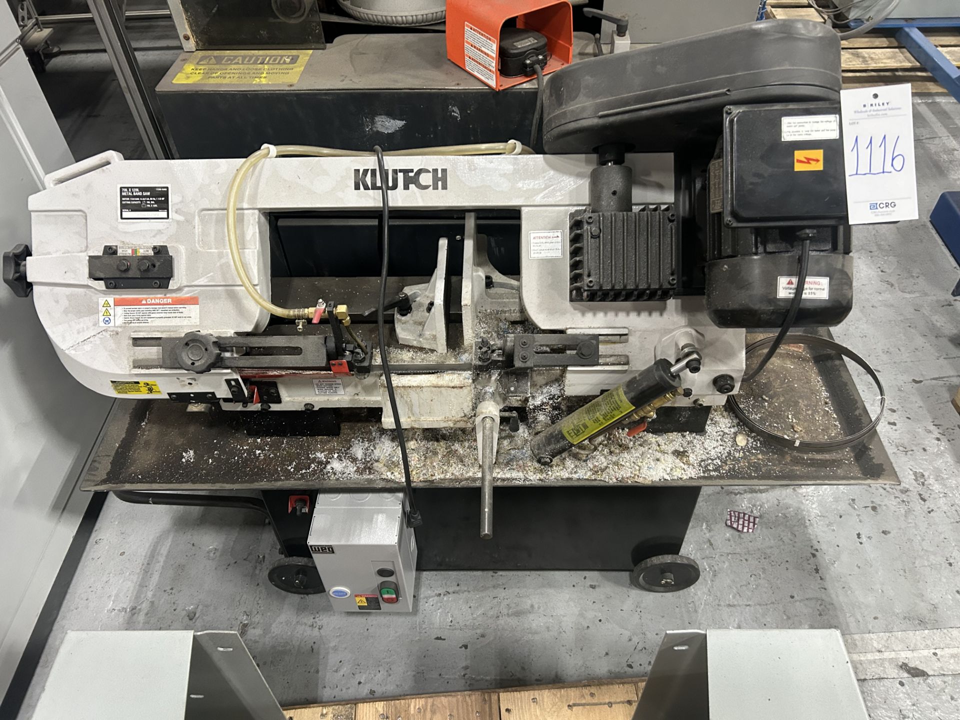 Klutch horizontal bandsaw