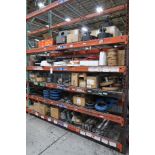 Contents of pallet racking with lot of assorted spare parts