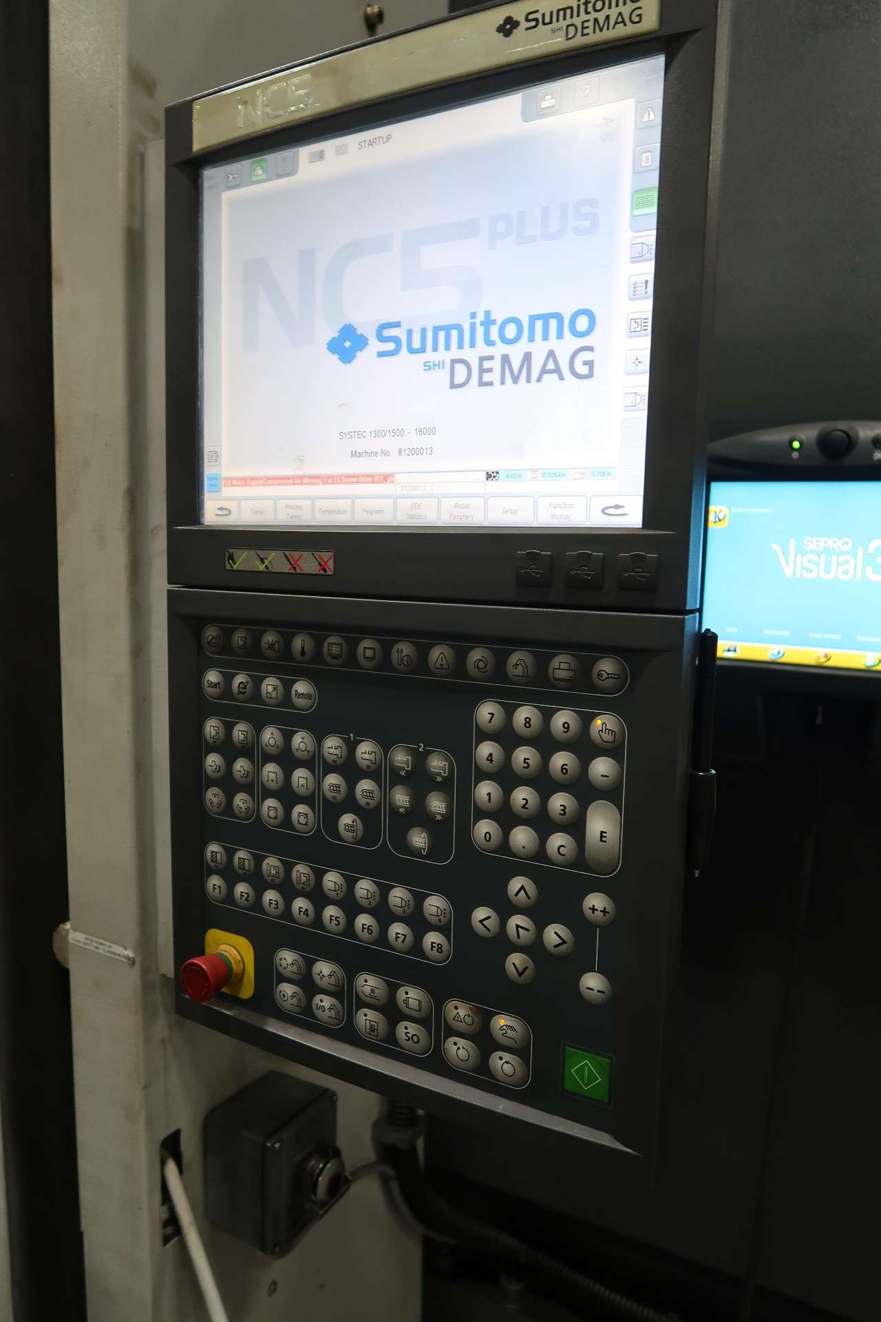 Sumitomo Machine 2013 Sumitomo (SHI) Demag Injection Molding Machine, Model Systec 1300/ ...