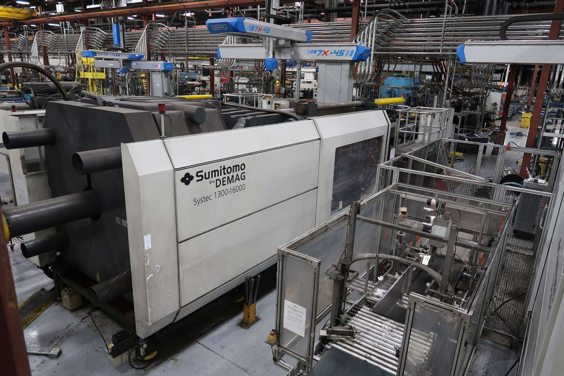 Sumitomo Machine 2013 Sumitomo (SHI) Demag Injection Molding Machine, Model Systec 1300/ ...
