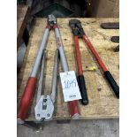 Hand tools, crimper, bolt cutter and snips;