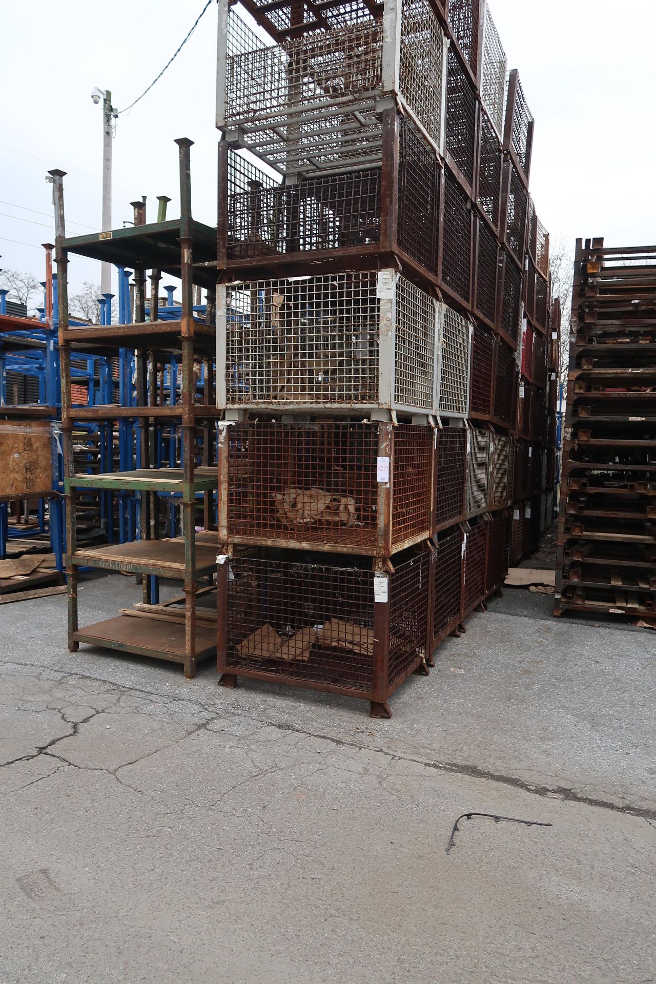 Large assortment of wire cages