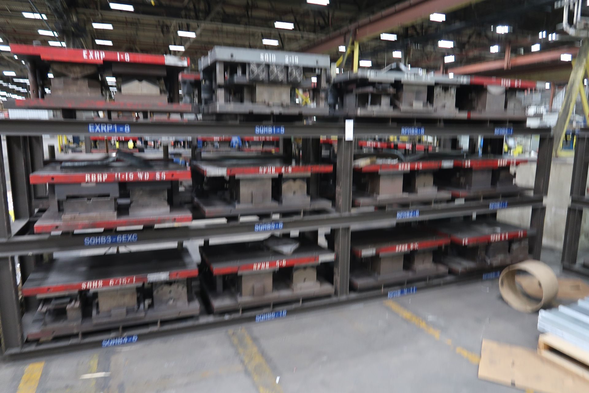 (2) sections heavy duty die/mold racks