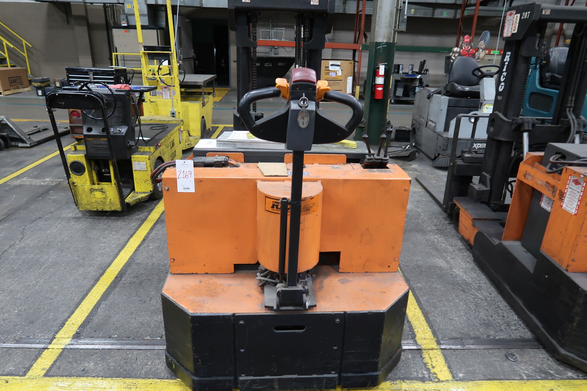 Rico model HLW-55 electric walk behind pallet lift - Image 2 of 4