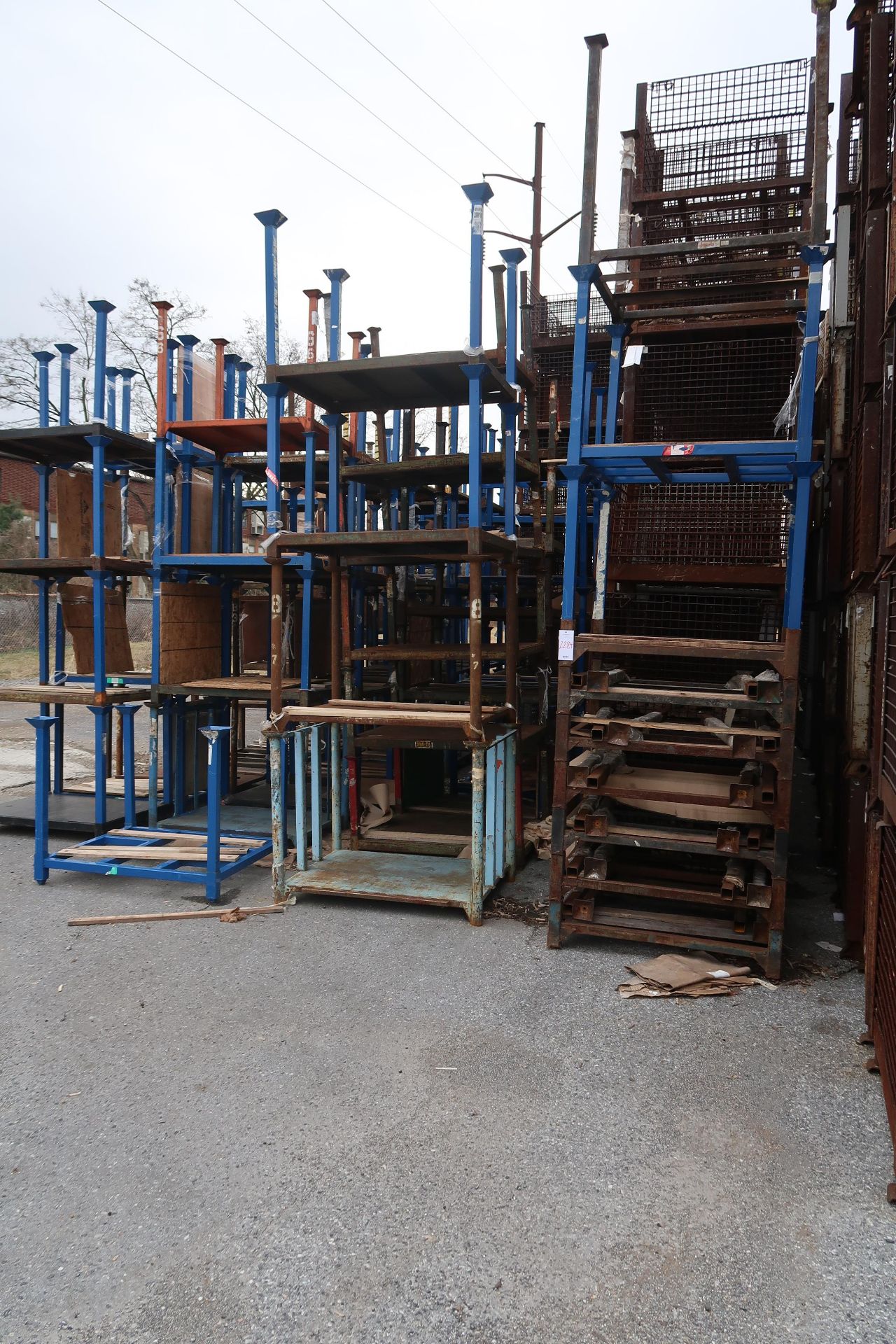 Large assortment of wire cages