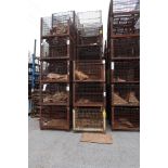 Large assortment of wire cages