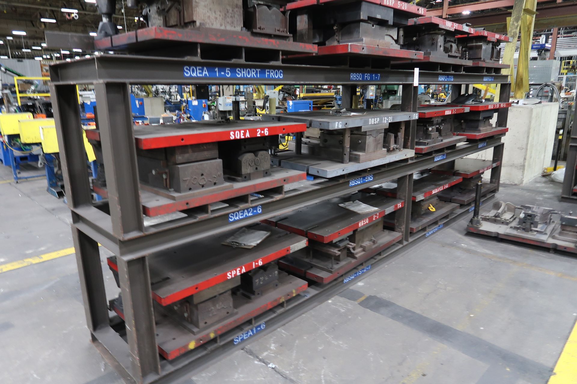 (2) sections heavy duty die/mold racks - Image 2 of 2