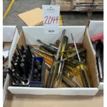 Assortment of screwdrivers, punches and countersinks