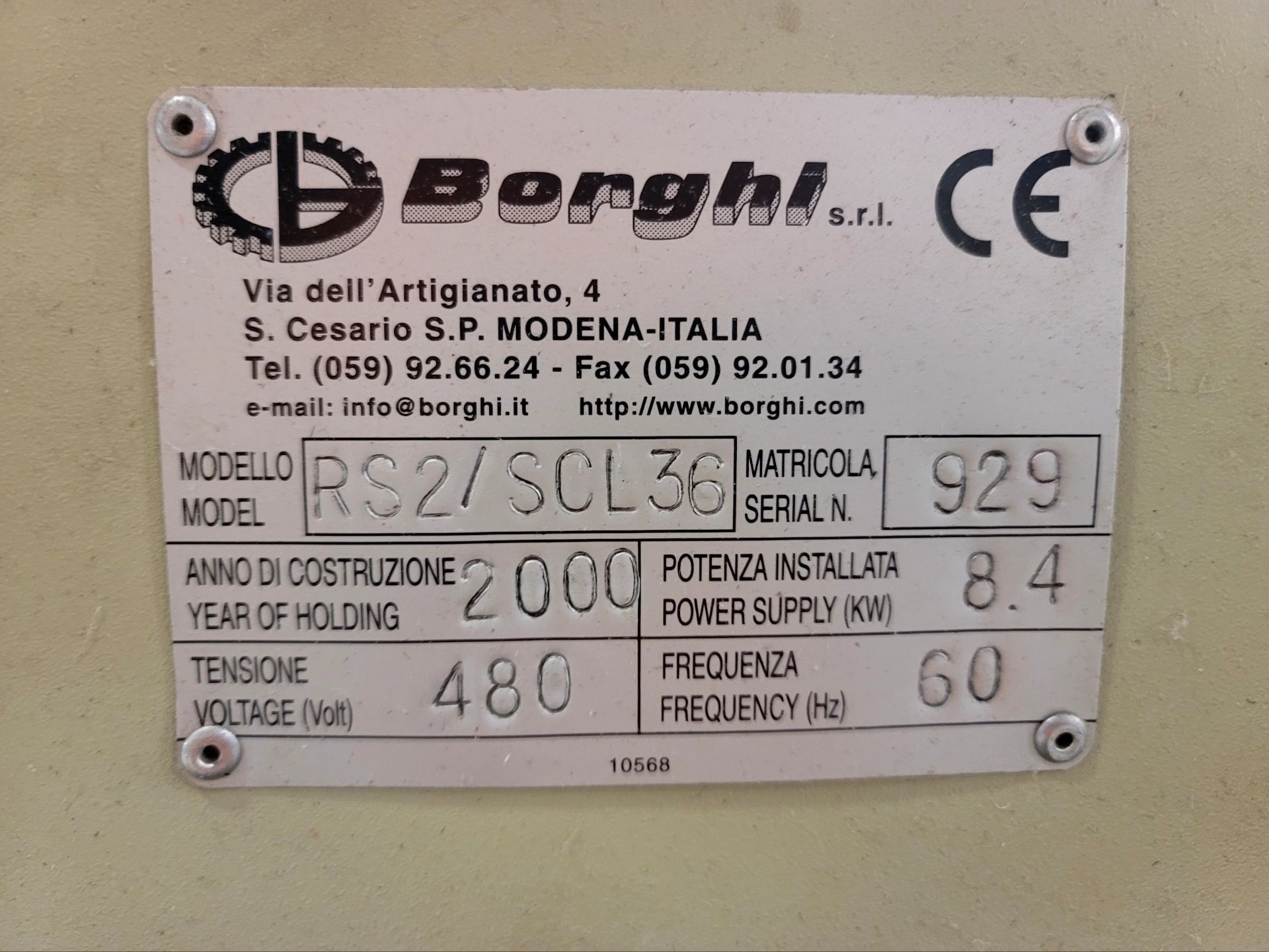 Borghi Brush Trimming Machine - Image 2 of 3