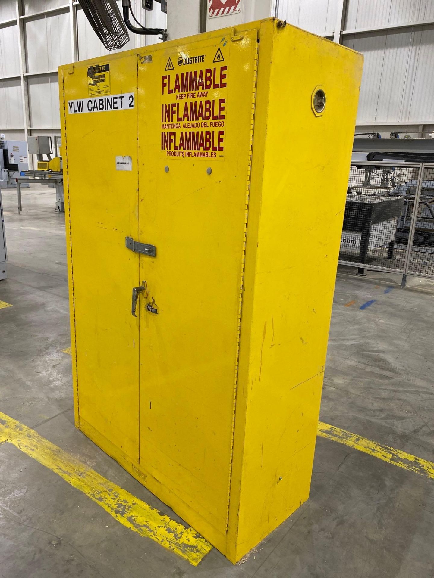 2 Assorted Flammable Cabinets