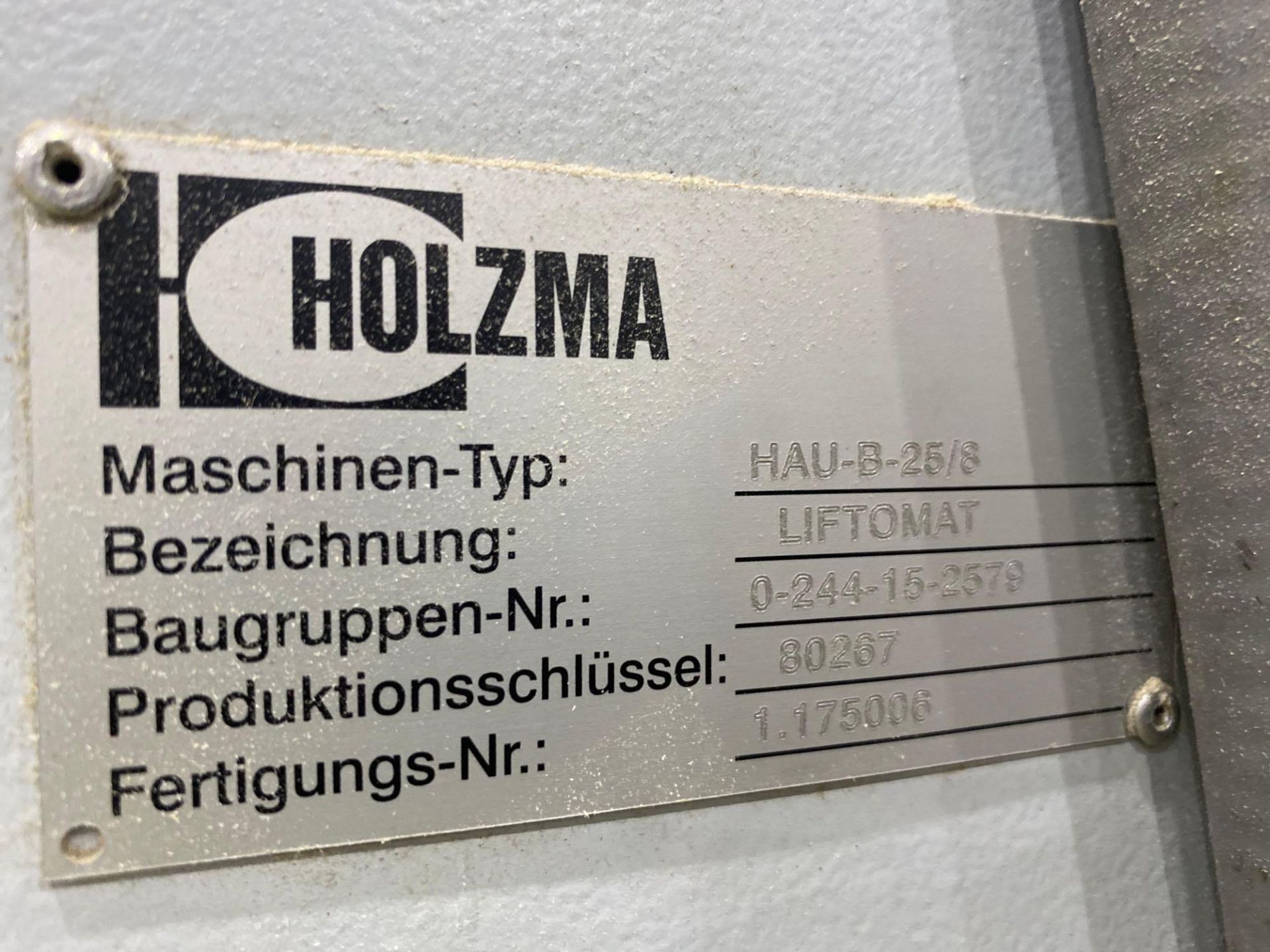 Lot Holzma liftomat HAU-A-25/8 - Image 10 of 14
