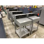 Assroted Metal Work Tables