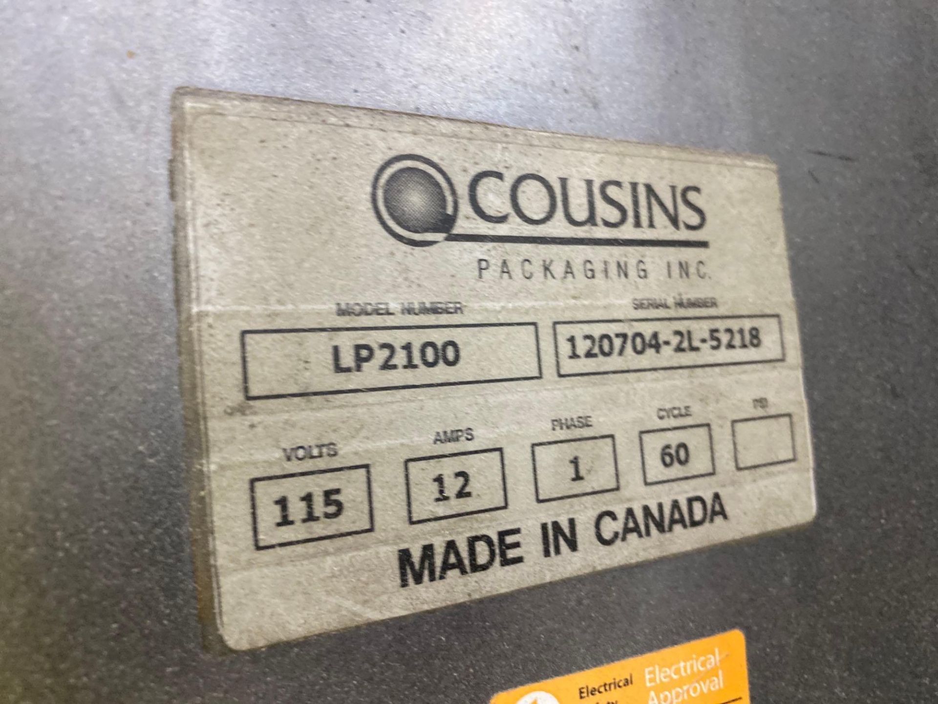 Cousins LP2100 Semi Automatic Stretch Wrapping Machine - Image 3 of 3