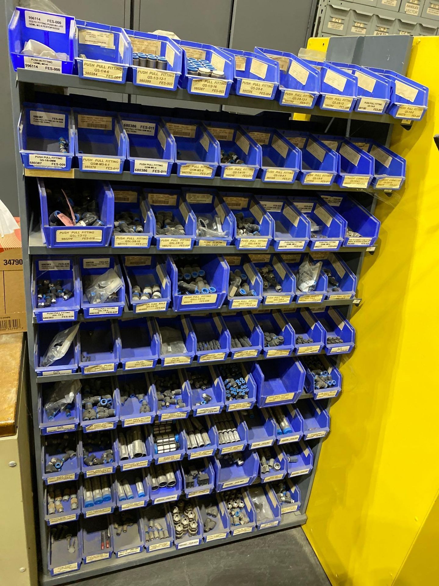 Assorted Fastenal Parts Bins &amp; Contents - Image 9 of 10