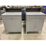 Assorted Metal Work Tables