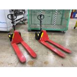 Assorted Global Industrial Electric Pallet Trucks