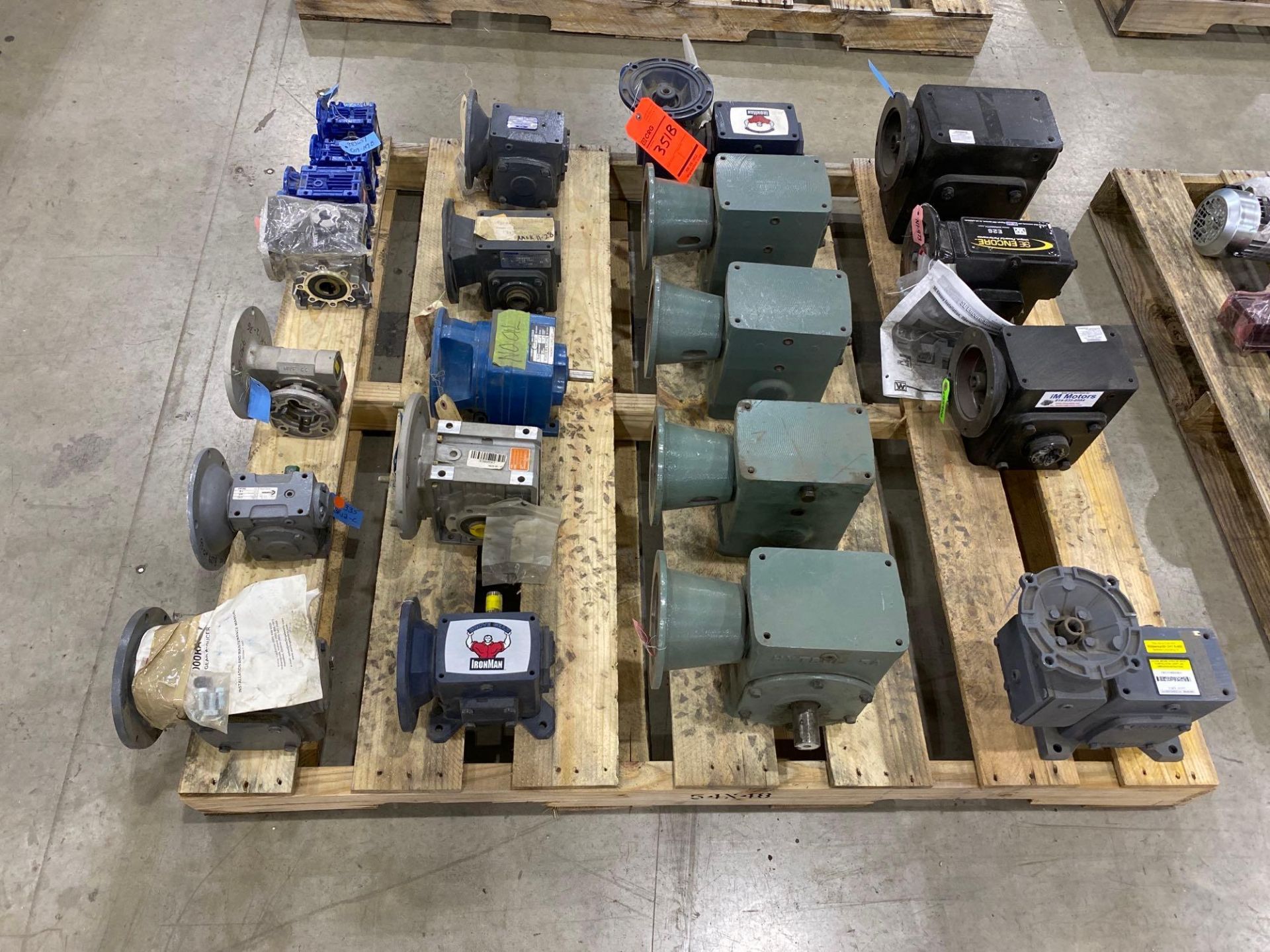 Assorted Gear Reducers &amp; Contents of Pallet