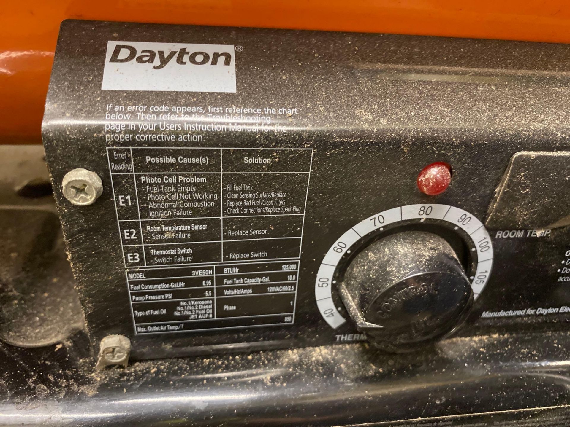 Lot Dayton Portable Torpedo Heaters - Image 3 of 4