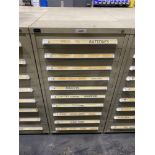 Vidmar 10 Drawer Cabinet w/Contents