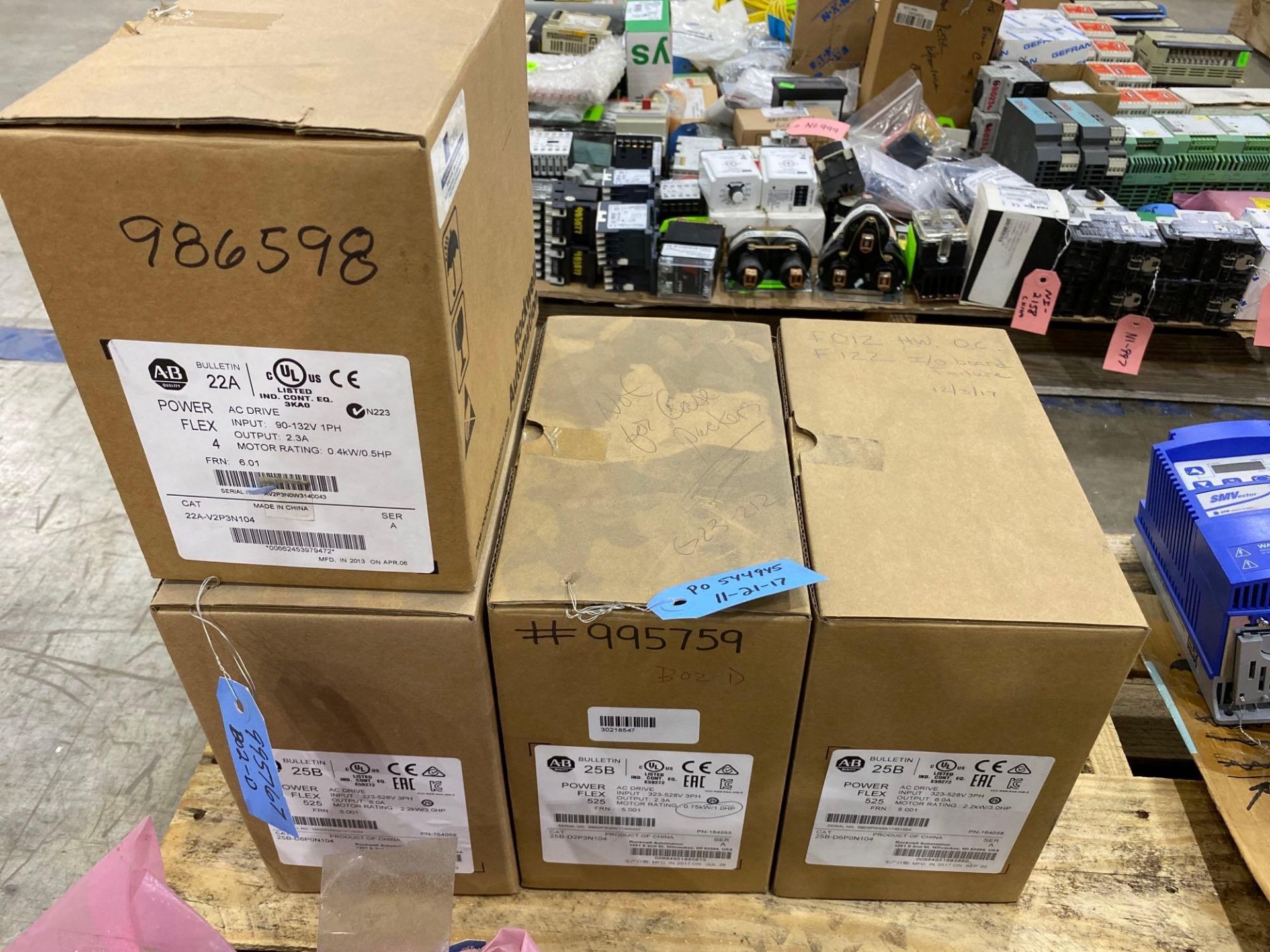 Assorted Allen Bradley AC Drives