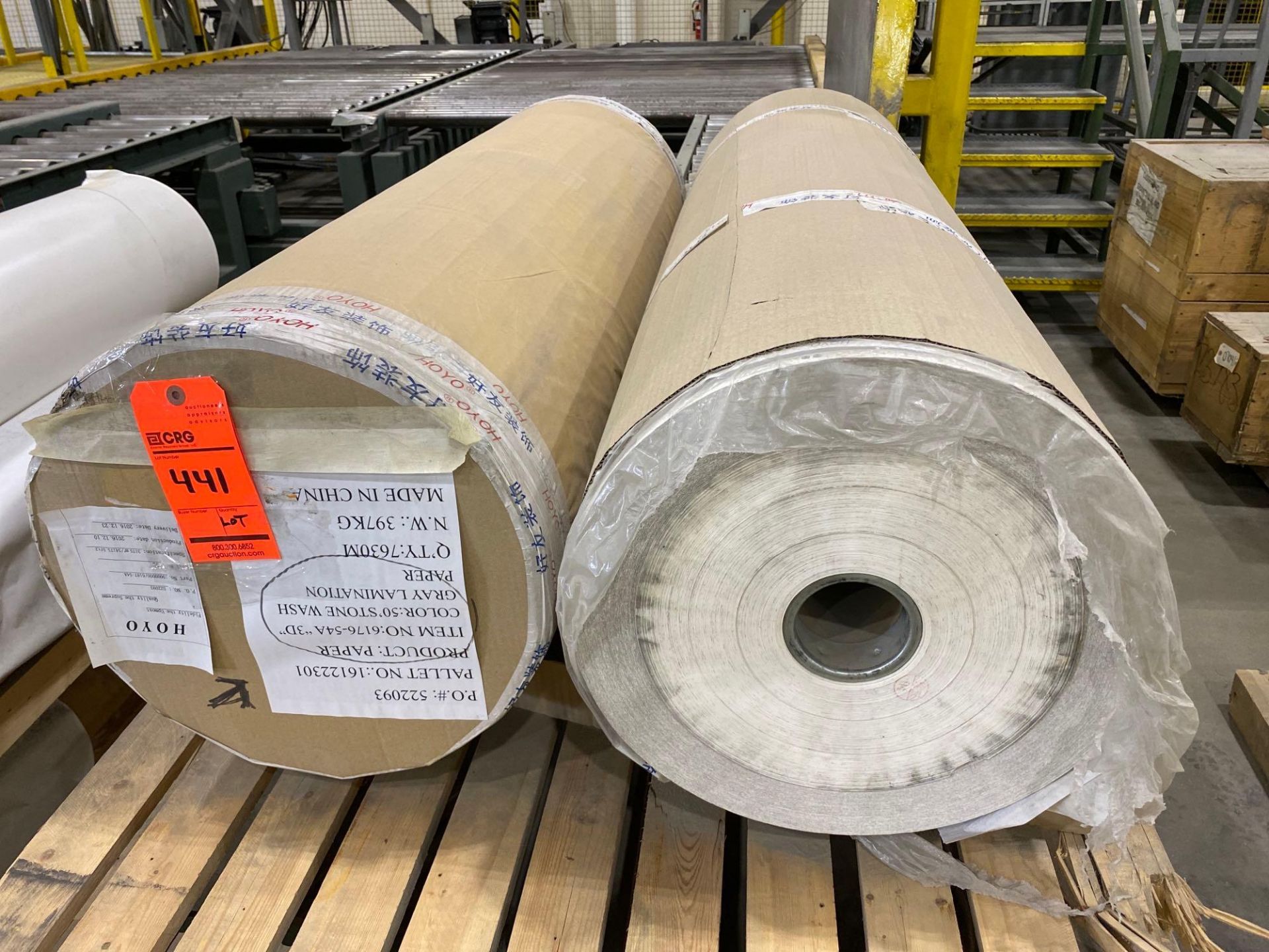 Assorted Open & Unopened Rolls Hoyo Stone Wash Laminate