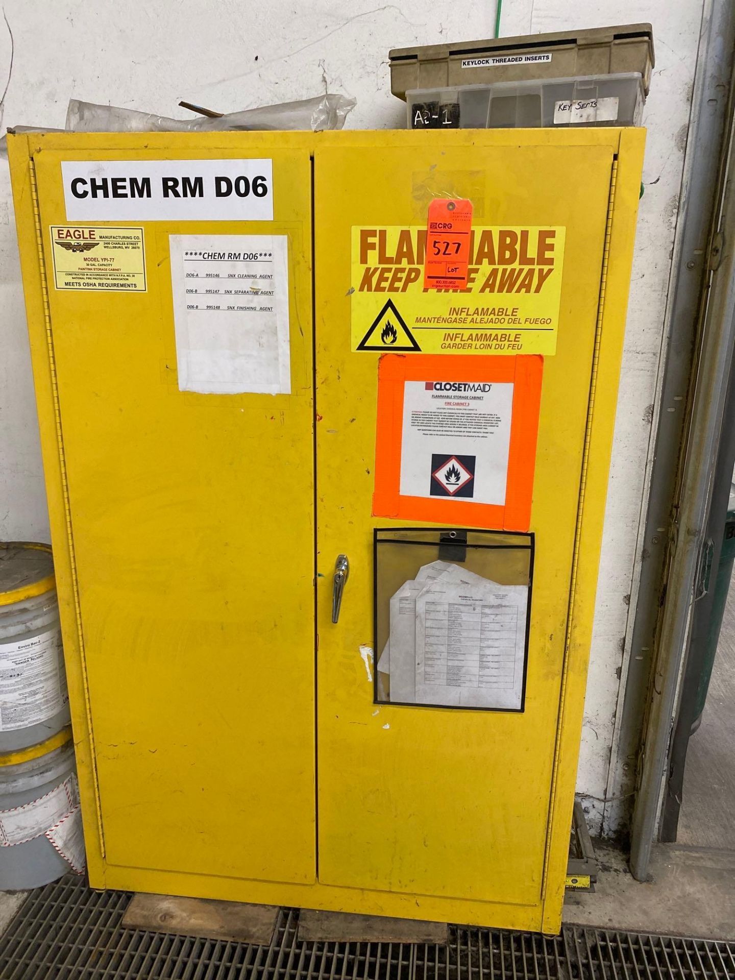 2 Assorted Flammable Cabinets - Image 2 of 2