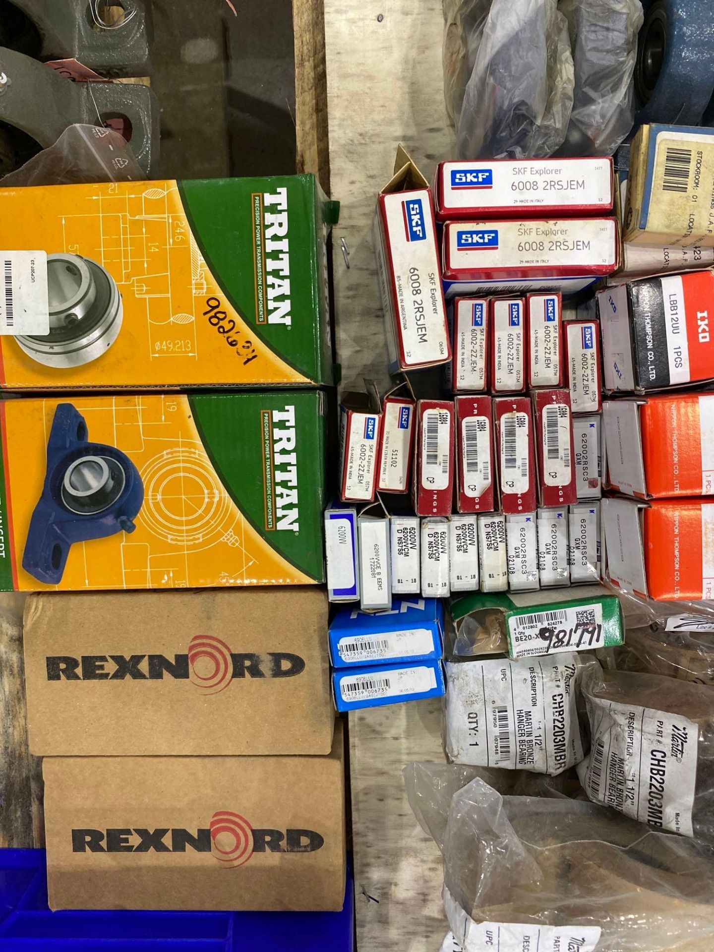 Assorted Bearings, Sprockets, & Related, Contents of 4 Pallets - Image 22 of 28