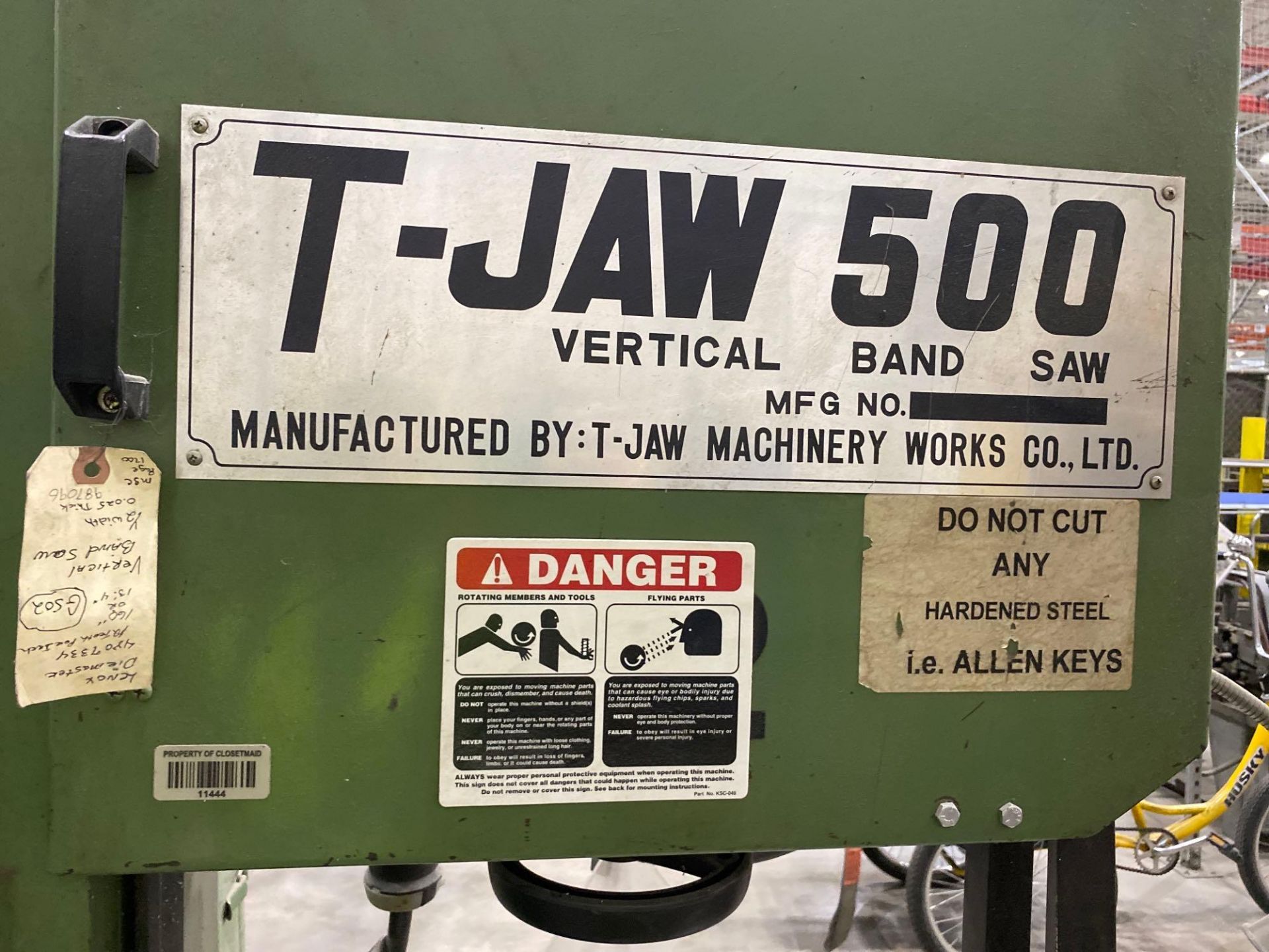 T-Jaw 500 Vertical Band Saw - Image 2 of 4