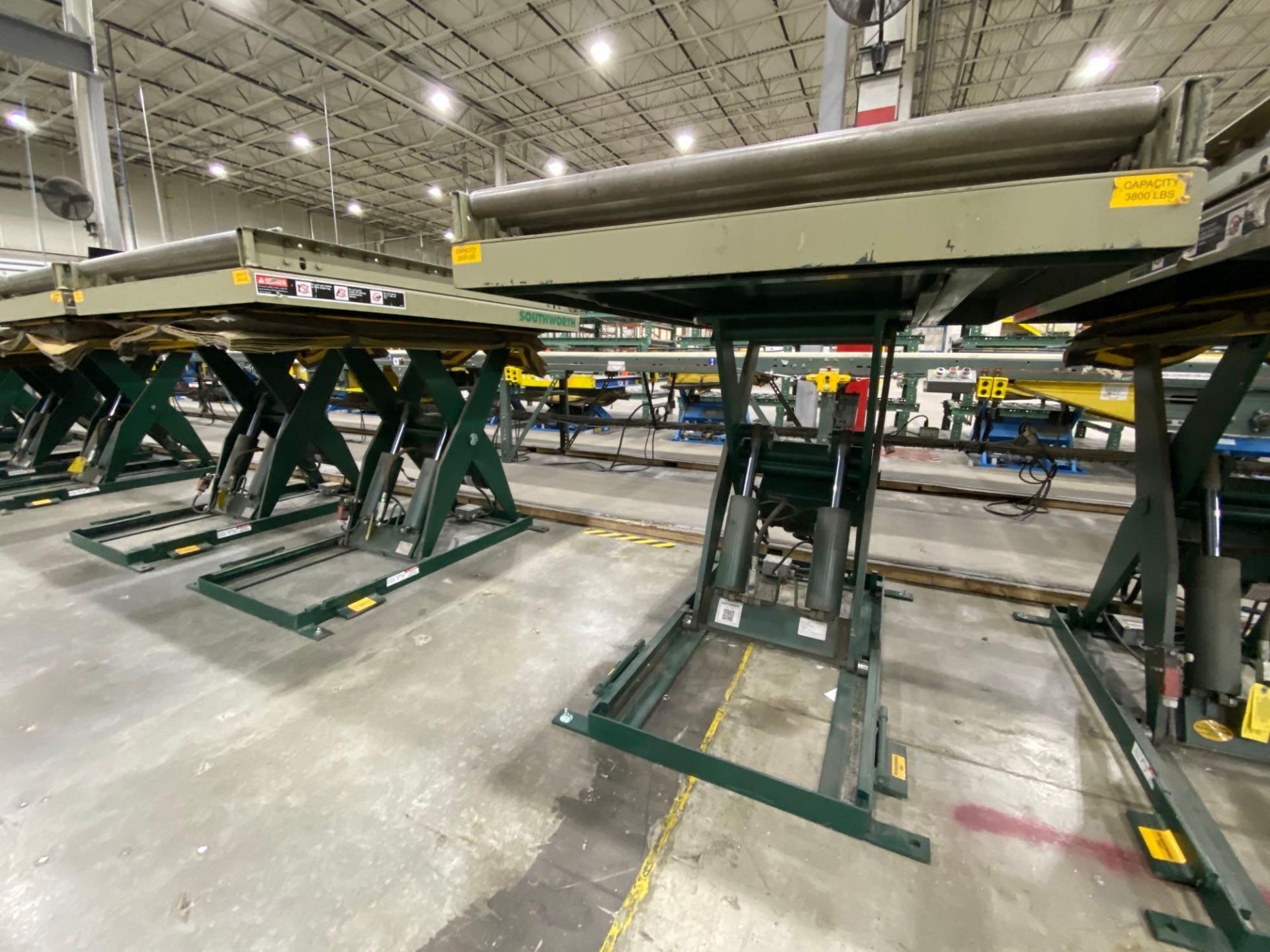 Lot Southworth Roller Top Hydraulic Lift Tables - Image 2 of 3