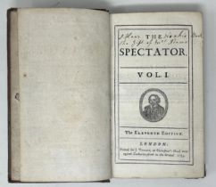 The Spectator, 7 vols., eleventh edition, published London, 1733, and An Apology For The Life, ninth