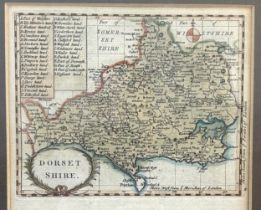 Francis Grose’s map, Dorset, printed from John Seller’s plate of 1695, 21.5 x 16 cm Provenance: From