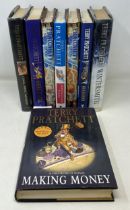 Pratchett (Terry), Making Money, 2007, price clipped, with money, and seven other Pratchett books (