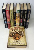 Pratchett (Terry), Unseen Academicals, 2009, and eight other Pratchett books (9)