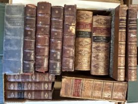 A group of assorted 18th/19th century bindings (box) Bindings poor, sold with all faults, not
