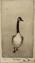 Julian Williams, Proud Goose, limited edition print, 91/100, 32 x 18 cm