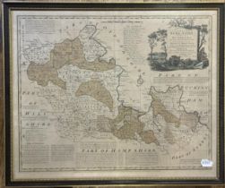 A map of Berkshire, 45 x 54 cm, a map of Zanzibar, 20 x 23 cm, and four other maps (6) Zanzibar Map: