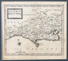 Thomas & John Osborne, map of Dorset, 1748, 16.5 x 18.5 cm Provenance: From the collection of