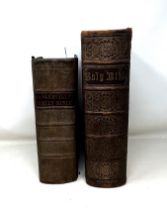 The Holy Bible (Baskerville), 1788, brushed calf, some repairs, later spine, and The Self