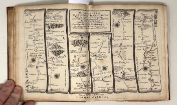 Thomas Gardner, A Pocket Guide to the English Traveller, 1719, the first pocket road atlas ever