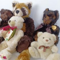 A Charlie Bears bear, assorted other dolls, toys and other items (qty)