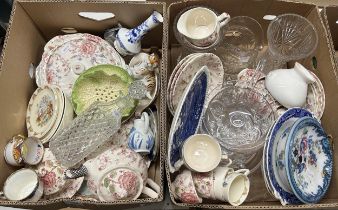 Assorted ceramics (3 boxes)